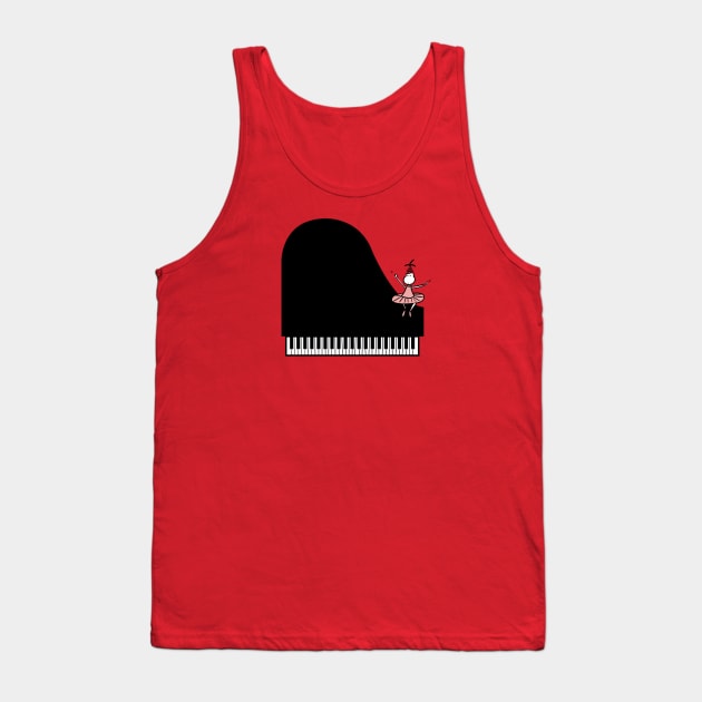 Dancing piano Tank Top by Guastevi